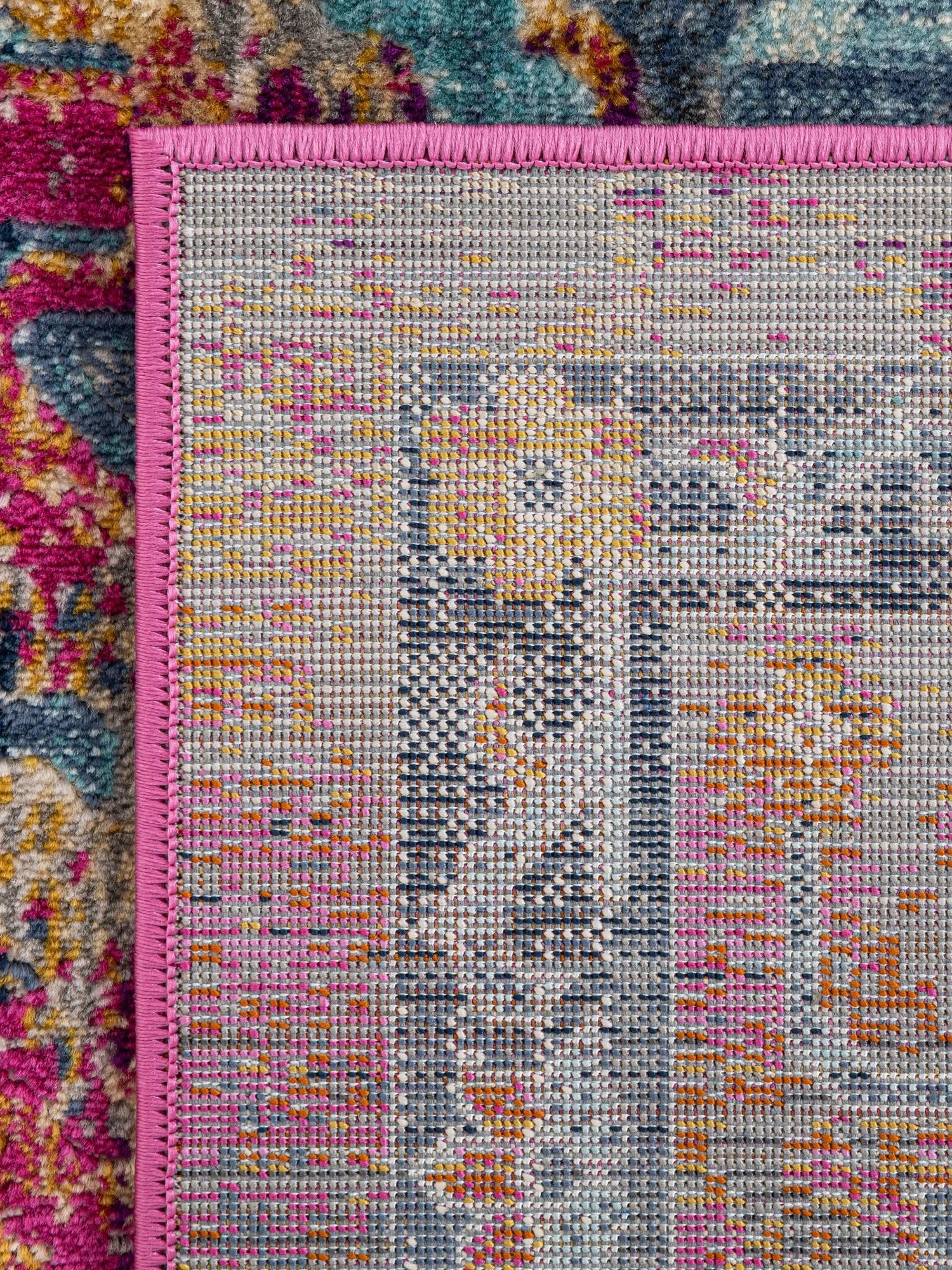 Fuchsia 2' x 5' 11 Budapest Runner Area Rug 70% Polypropylene & 30% Polyester With Cotton Backing Traditional Classical Room Carpet for Sale at Rug Engine