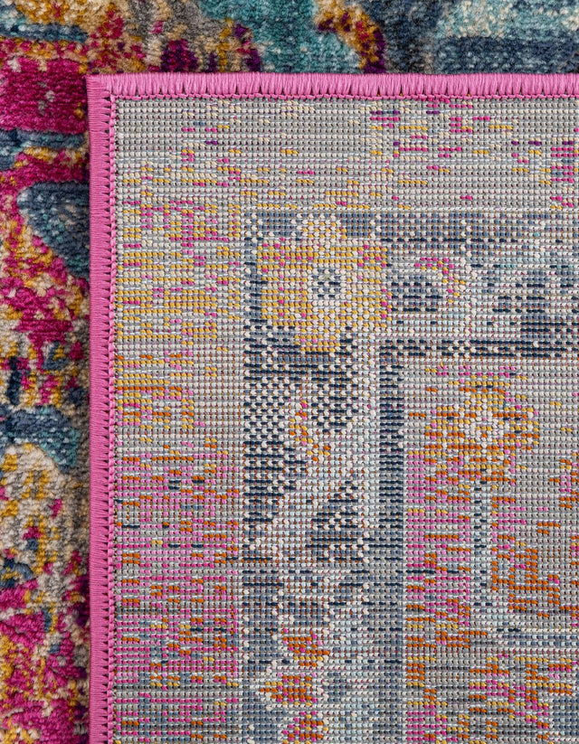 Fuchsia 2' x 5' 11 Budapest Runner Area Rug 70% Polypropylene & 30% Polyester With Cotton Backing Traditional Classical Room Carpet for Sale at Rug Engine