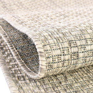 Light Gray 10' x 10' Outdoor Solid Square Area Rug Weather Resistant for Patio, Deck, Terrace, Balcony, Porch 100% Polypropylene Minimalist Waterproof Carpet for Sale at Rug Engine