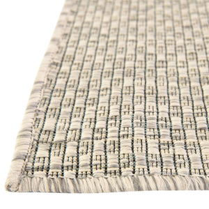 Light Gray 10' x 10' Outdoor Solid Square Area Rug Weather Resistant for Patio, Deck, Terrace, Balcony, Porch 100% Polypropylene Minimalist Waterproof Carpet for Sale at Rug Engine