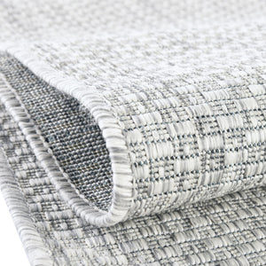 Light Gray 5' 3 x 5' 3 Outdoor Solid Octagon Area Rug Weather Resistant for Patio, Deck, Terrace, Balcony, Porch 100% Polypropylene Minimalist Waterproof Carpet for Sale at Rug Engine