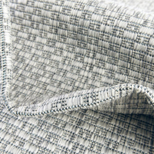 Light Gray 5' 3 x 5' 3 Outdoor Solid Octagon Area Rug Weather Resistant for Patio, Deck, Terrace, Balcony, Porch 100% Polypropylene Minimalist Waterproof Carpet for Sale at Rug Engine