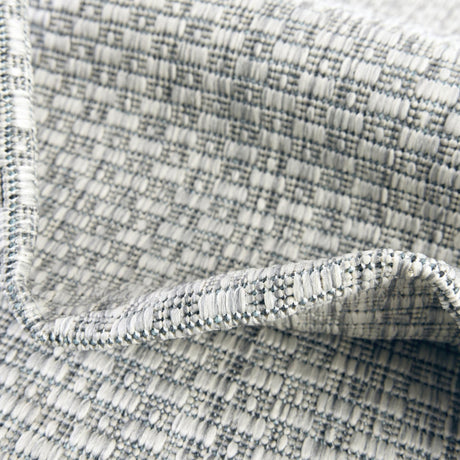 Light Gray 5' 3 x 5' 3 Outdoor Solid Octagon Area Rug Weather Resistant for Patio, Deck, Terrace, Balcony, Porch 100% Polypropylene Minimalist Waterproof Carpet for Sale at Rug Engine