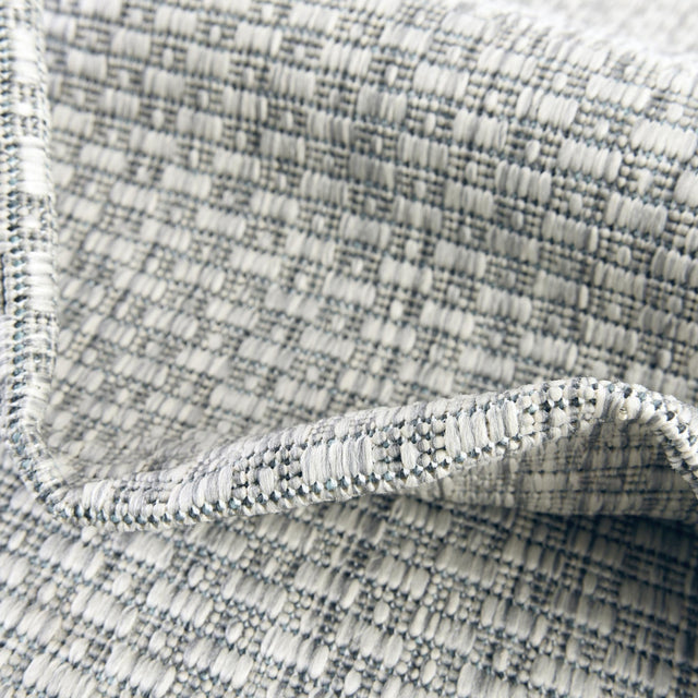 Light Gray 5' 3 x 5' 3 Outdoor Solid Octagon Area Rug Weather Resistant for Patio, Deck, Terrace, Balcony, Porch 100% Polypropylene Minimalist Waterproof Carpet for Sale at Rug Engine