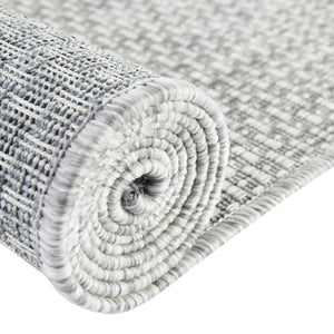 Light Gray 5' 3 x 5' 3 Outdoor Solid Octagon Area Rug Weather Resistant for Patio, Deck, Terrace, Balcony, Porch 100% Polypropylene Minimalist Waterproof Carpet for Sale at Rug Engine