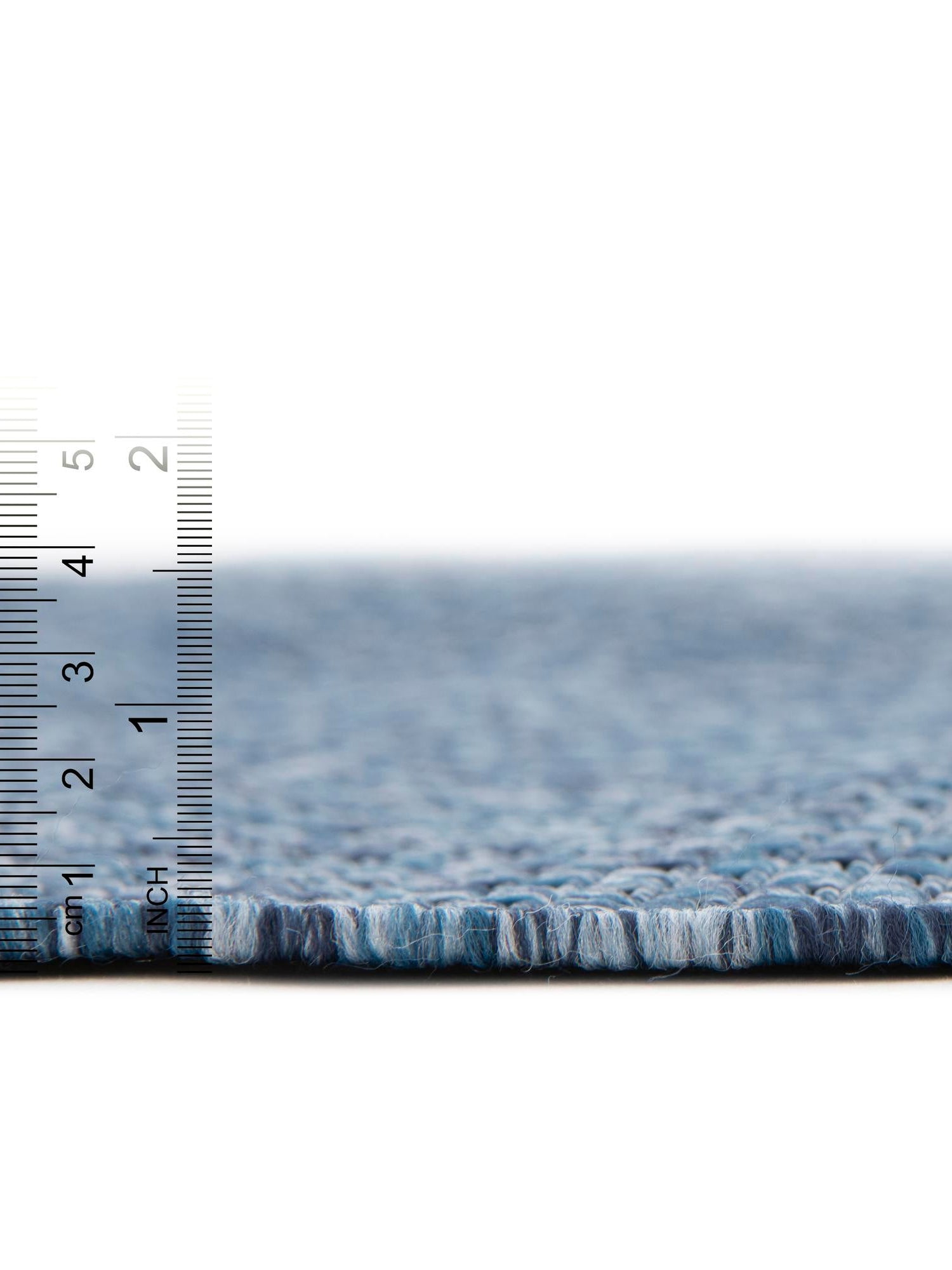 Blue 6' 1 x 6' 1 Outdoor Solid Round Area Rug Weather Resistant for Patio, Deck, Terrace, Balcony, Porch 100% Polypropylene Minimalist Waterproof Carpet for Sale at Rug Engine