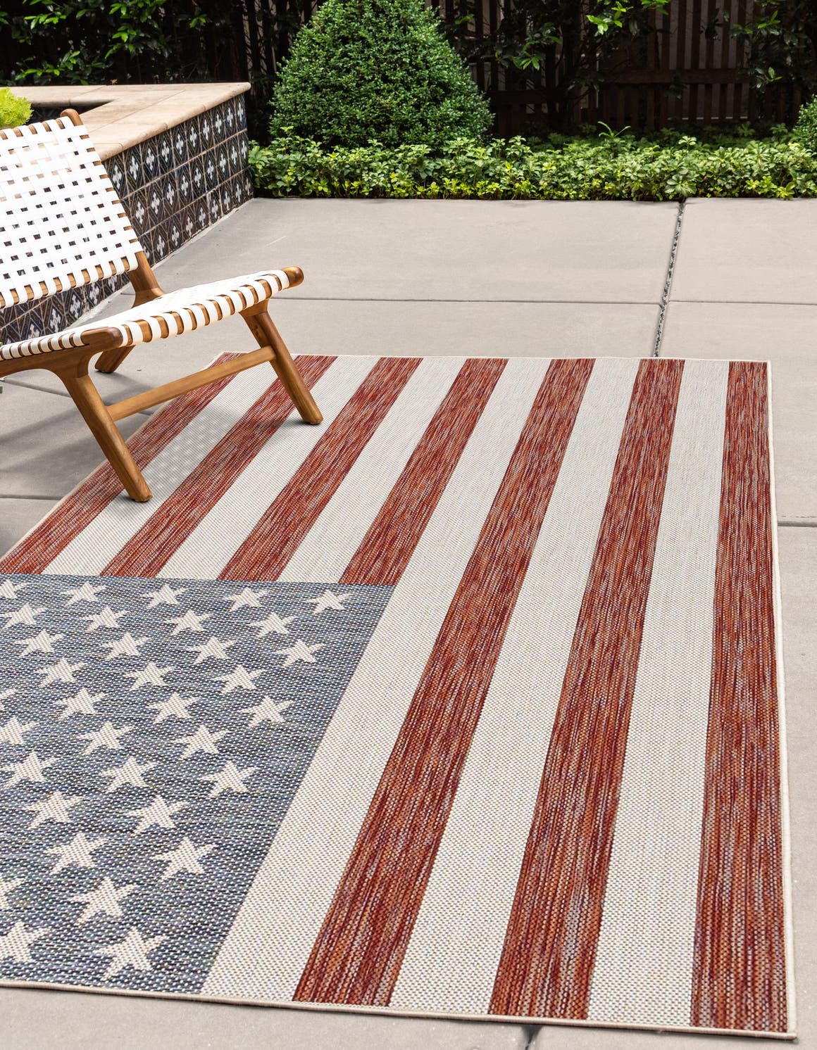 Red 6' 1 x 9' Jill Zarin Outdoor Rectangle Area Rug Weather Resistant for Patio, Deck, Terrace, Balcony, Porch Durable 100% Polypropylene Carpet for Outside for Sale at Rug Engine