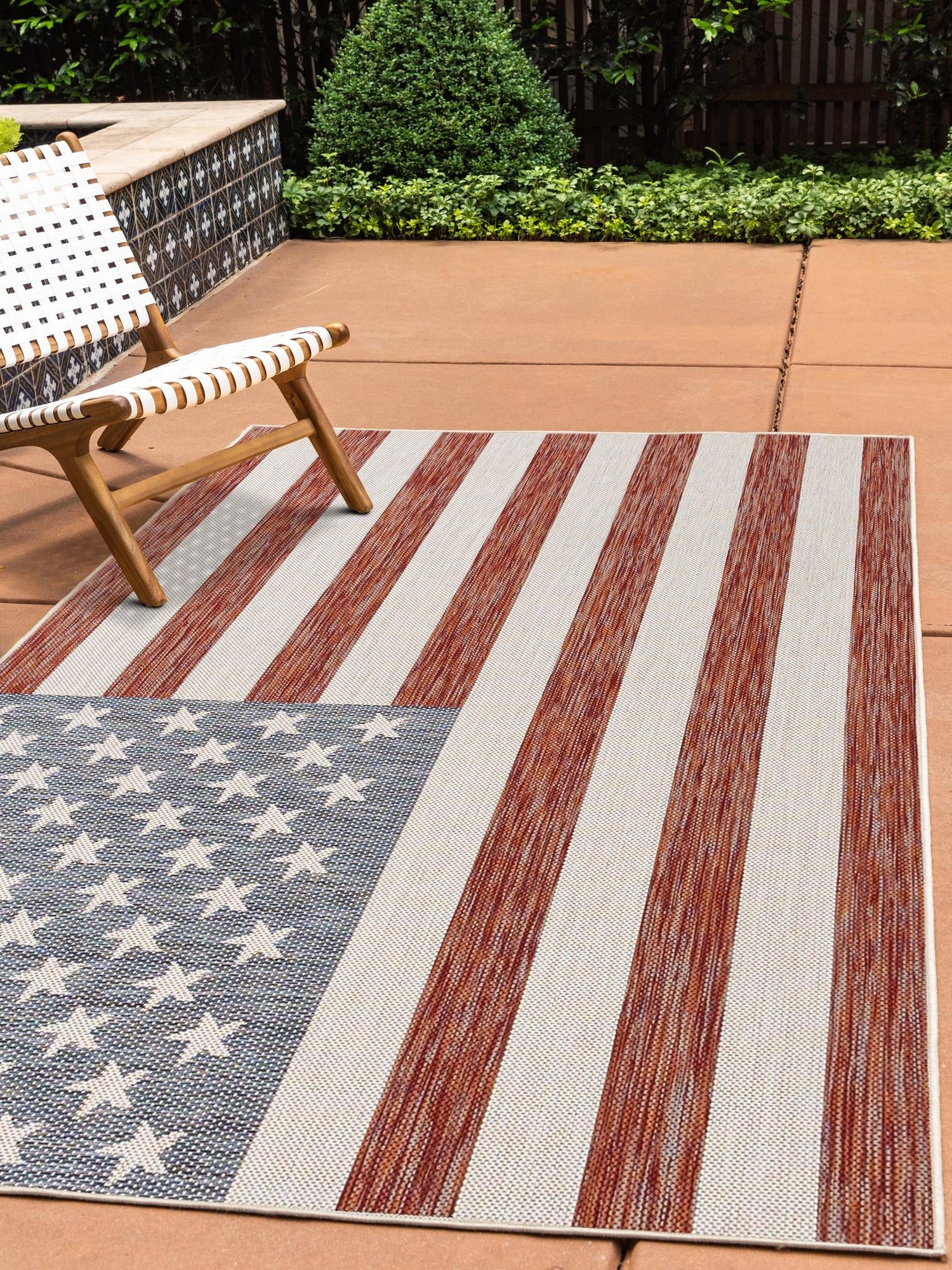 Red 2' x 3' 1 Jill Zarin Outdoor Rectangle Area Rug Weather Resistant for Patio, Deck, Terrace, Balcony, Porch Durable 100% Polypropylene Carpet for Outside for Sale at Rug Engine
