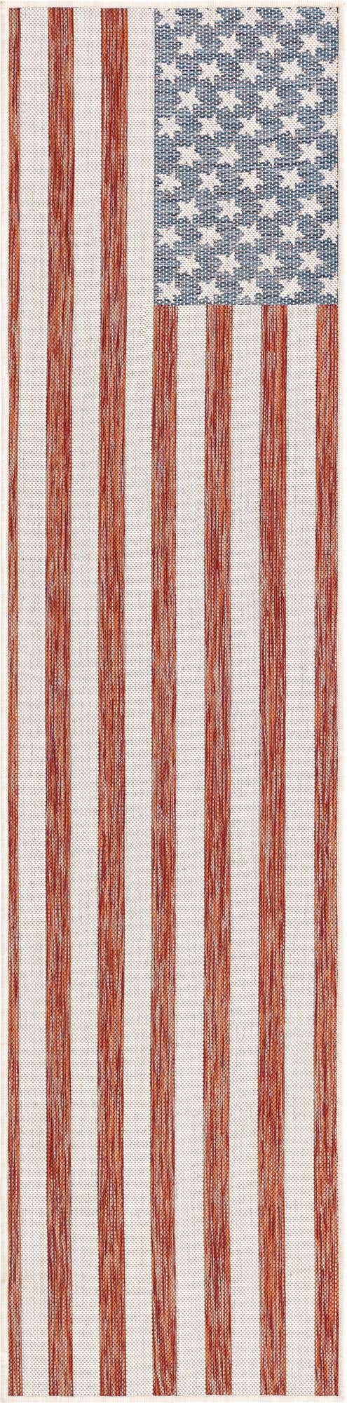 Red 2' x 8' Jill Zarin Outdoor Runner Area Rug Weather Resistant for Patio, Deck, Terrace, Balcony, Porch Durable 100% Polypropylene Carpet for Outside for Sale at Rug Engine