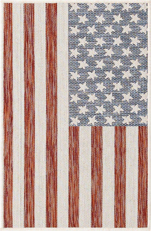 Red 2' x 3' 1 Jill Zarin Outdoor Rectangle Area Rug Weather Resistant for Patio, Deck, Terrace, Balcony, Porch Durable 100% Polypropylene Carpet for Outside for Sale at Rug Engine
