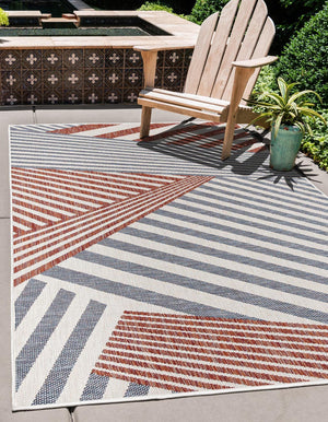 Blue 2' x 3' 1 Jill Zarin Outdoor Rectangle Area Rug Weather Resistant for Patio, Deck, Terrace, Balcony, Porch Durable 100% Polypropylene Carpet for Outside for Sale at Rug Engine
