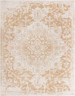 Beige 7' 10 x 10' Jill Zarin Outdoor Rectangle Area Rug Weather Resistant for Patio, Deck, Terrace, Balcony, Porch Durable 100% Polypropylene Carpet for Outside for Sale at Rug Engine