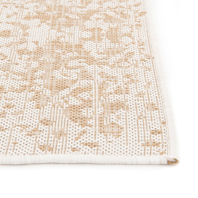 Beige 13' 1 x 13' 1 Jill Zarin Outdoor Square Area Rug Weather Resistant for Patio, Deck, Terrace, Balcony, Porch Durable 100% Polypropylene Carpet for Outside for Sale at Rug Engine