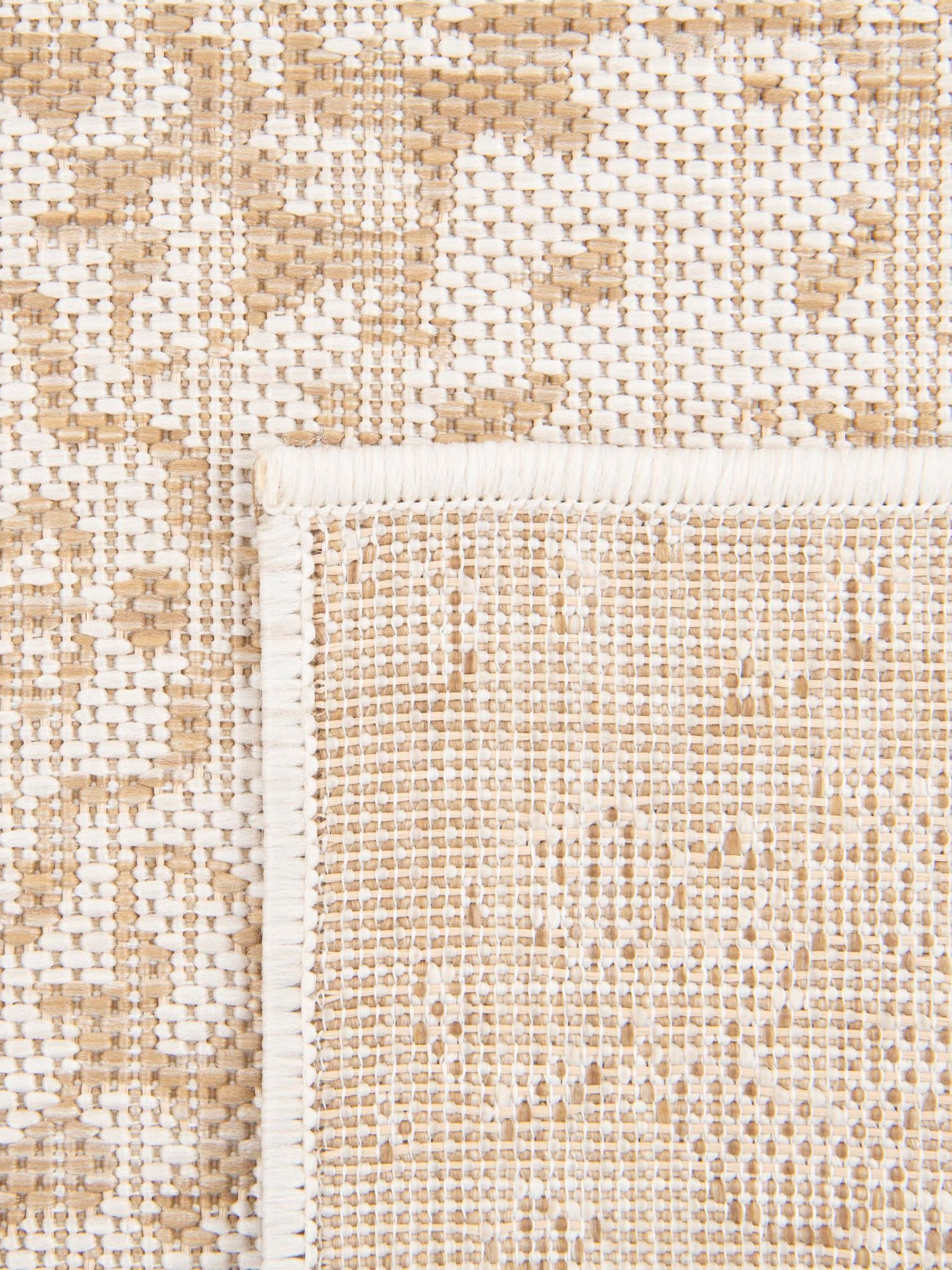Beige 13' 1 x 13' 1 Jill Zarin Outdoor Square Area Rug Weather Resistant for Patio, Deck, Terrace, Balcony, Porch Durable 100% Polypropylene Carpet for Outside for Sale at Rug Engine
