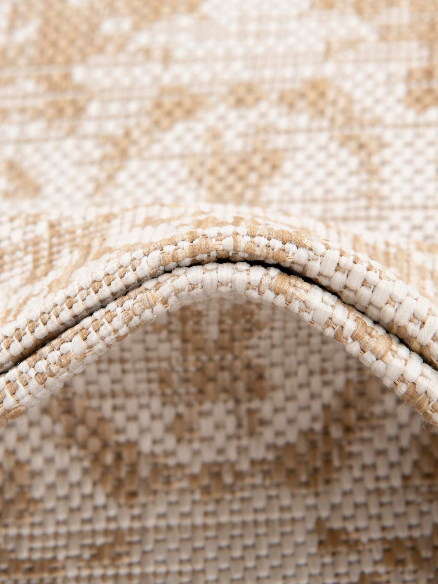 Beige 13' 1 x 13' 1 Jill Zarin Outdoor Round Area Rug Weather Resistant for Patio, Deck, Terrace, Balcony, Porch Durable 100% Polypropylene Carpet for Outside for Sale at Rug Engine