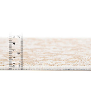 Beige 2' x 8' Jill Zarin Outdoor Runner Area Rug Weather Resistant for Patio, Deck, Terrace, Balcony, Porch Durable 100% Polypropylene Carpet for Outside for Sale at Rug Engine