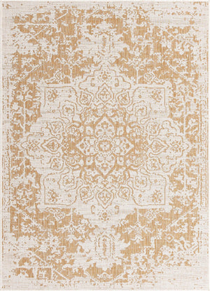 Beige 1' 4 x 1' 4 Jill Zarin Outdoor Sample Area Rug Weather Resistant for Patio, Deck, Terrace, Balcony, Porch Durable 100% Polypropylene Carpet for Outside for Sale at Rug Engine