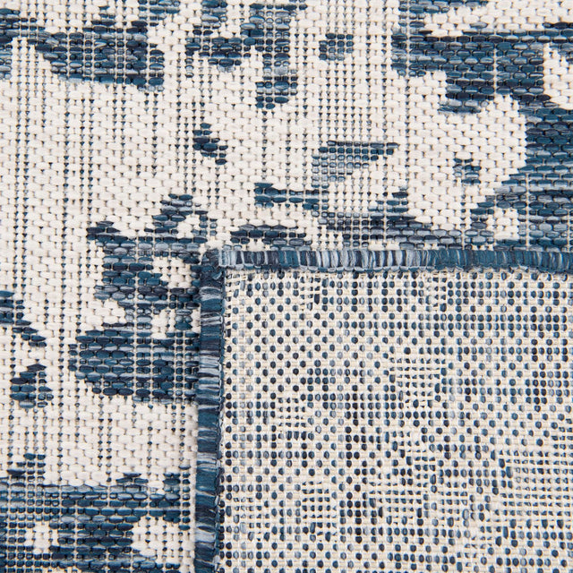 Blue 5' 3 x 8' Jill Zarin Outdoor Rectangle Rug