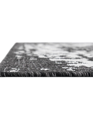 Charcoal Gray 5' 3 x 8' Jill Zarin Outdoor Rectangle Area Rug Weather Resistant for Patio, Deck, Terrace, Balcony, Porch Durable 100% Polypropylene Carpet for Outside for Sale at Rug Engine