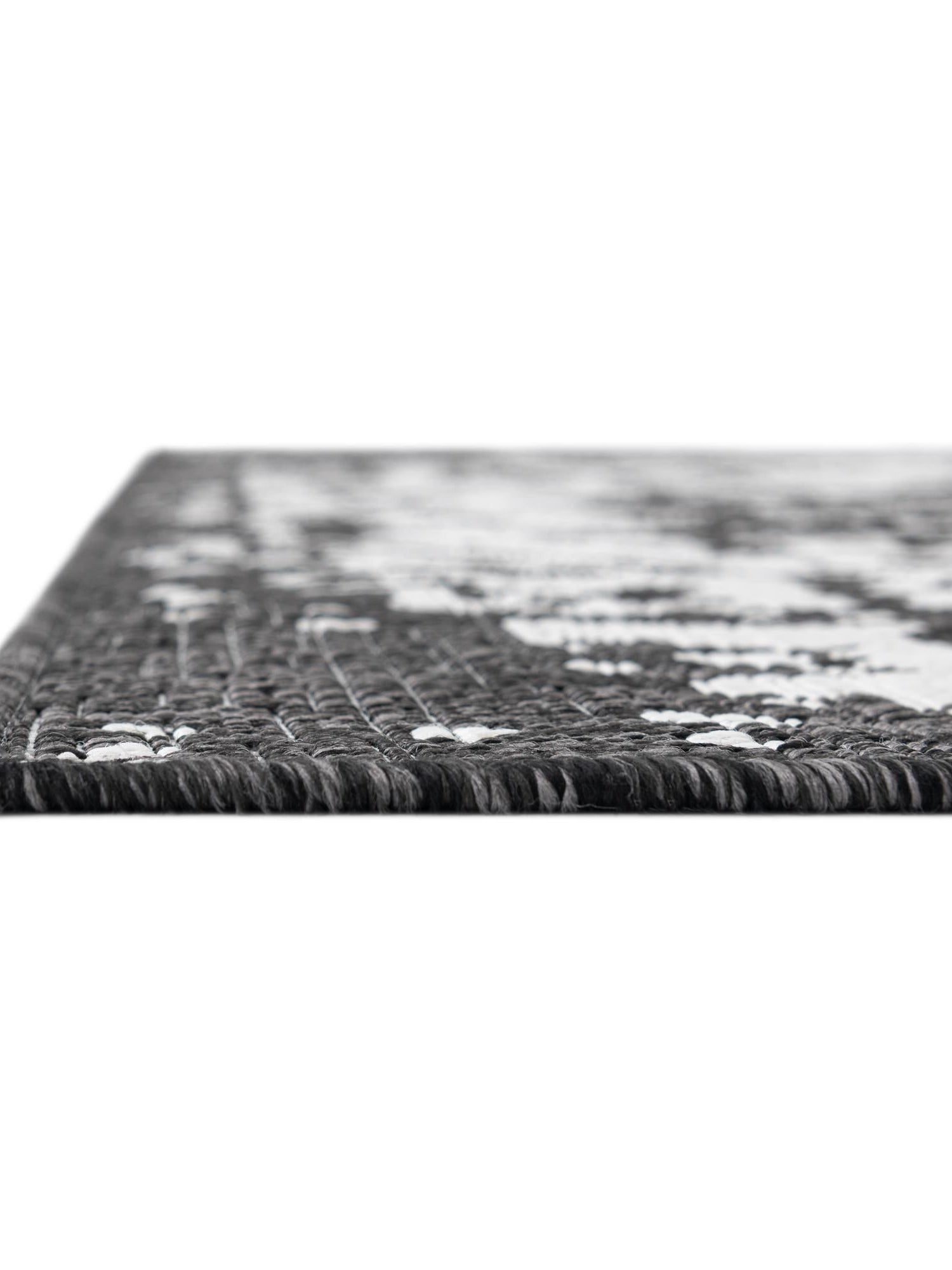 Charcoal Gray 7' 10 x 10' Jill Zarin Outdoor Rectangle Area Rug Weather Resistant for Patio, Deck, Terrace, Balcony, Porch Durable 100% Polypropylene Carpet for Outside for Sale at Rug Engine
