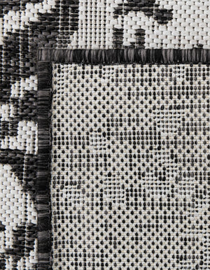 Charcoal Gray 2' x 6' 1 Jill Zarin Outdoor Runner Area Rug Weather Resistant for Patio, Deck, Terrace, Balcony, Porch Durable 100% Polypropylene Carpet for Outside for Sale at Rug Engine