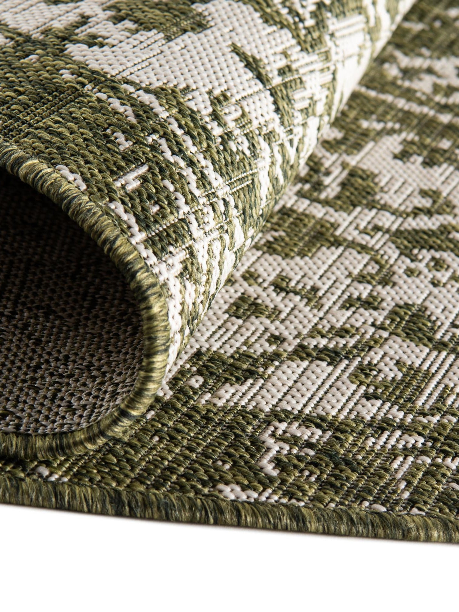 Green 10' 8 x 10' 8 Jill Zarin Outdoor Round Area Rug Weather Resistant for Patio, Deck, Terrace, Balcony, Porch Durable 100% Polypropylene Carpet for Outside for Sale at Rug Engine