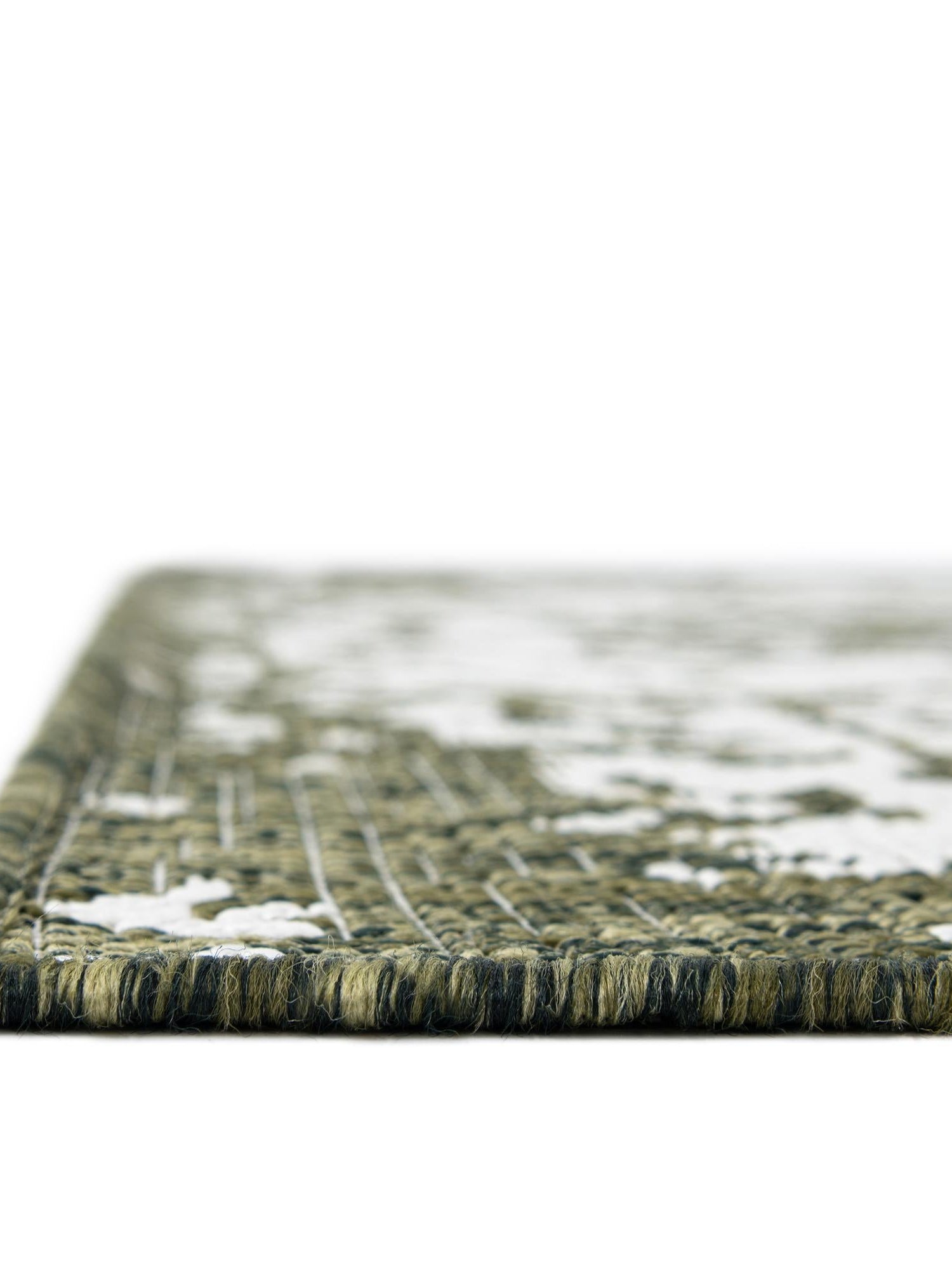 Green 6' 1 x 9' Jill Zarin Outdoor Rectangle Area Rug Weather Resistant for Patio, Deck, Terrace, Balcony, Porch Durable 100% Polypropylene Carpet for Outside for Sale at Rug Engine