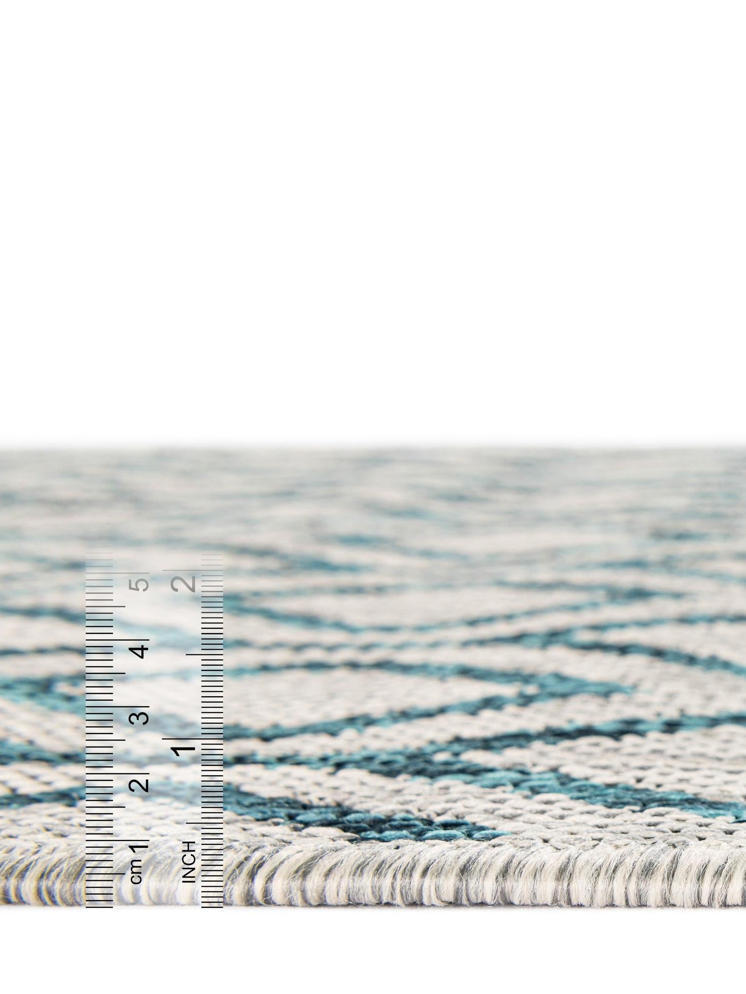 Gray Teal 7' 10 x 10' Jill Zarin Outdoor Oval Area Rug Weather Resistant for Patio, Deck, Terrace, Balcony, Porch Durable 100% Polypropylene Carpet for Outside for Sale at Rug Engine
