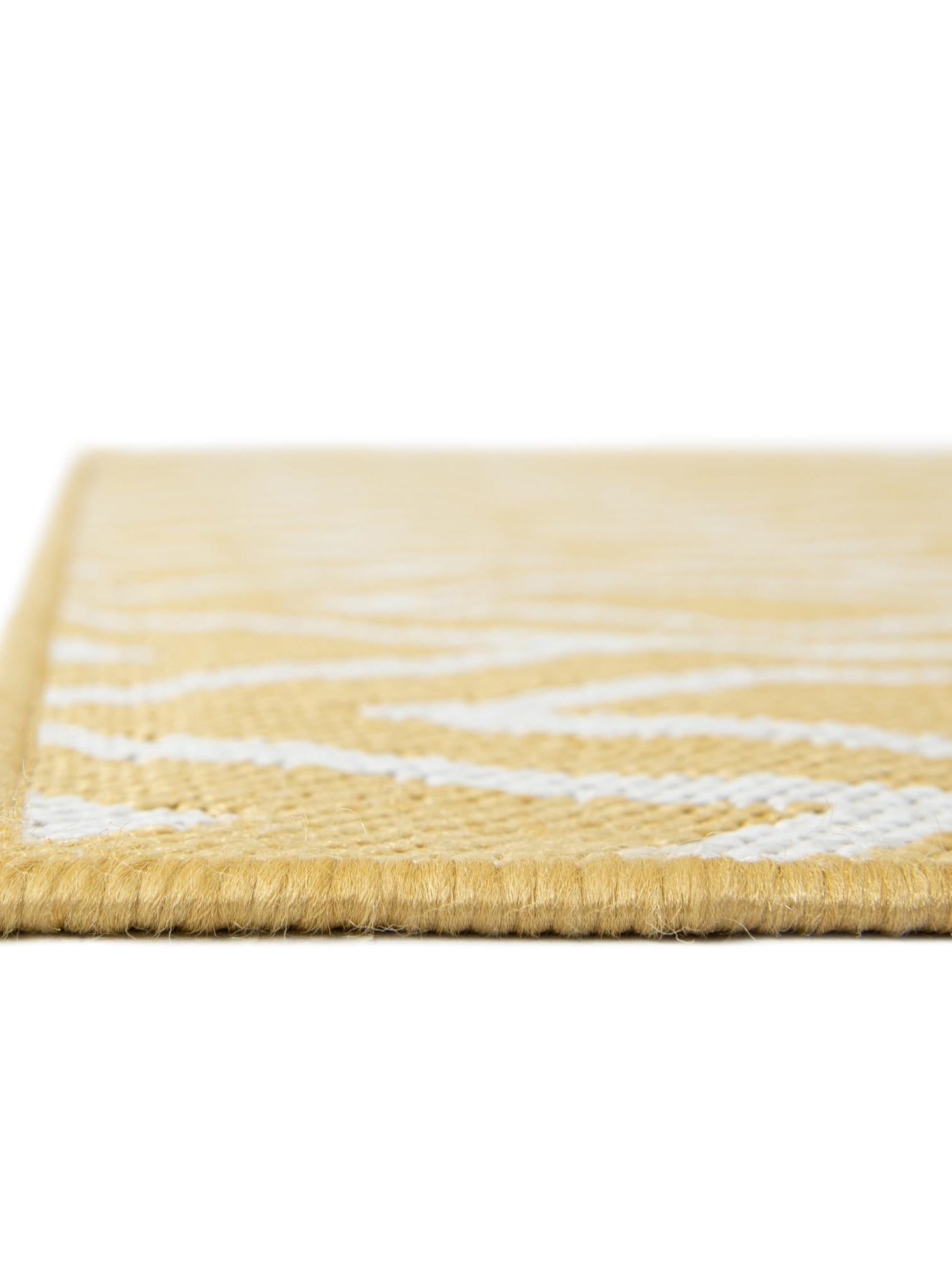 Yellow Ivory 3' 1 x 5' 3 Jill Zarin Outdoor Rectangle Area Rug Weather Resistant for Patio, Deck, Terrace, Balcony, Porch Durable 100% Polypropylene Carpet for Outside for Sale at Rug Engine