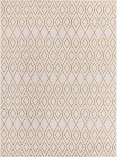 Beige 9' x 12' Jill Zarin Outdoor Rectangle Rug