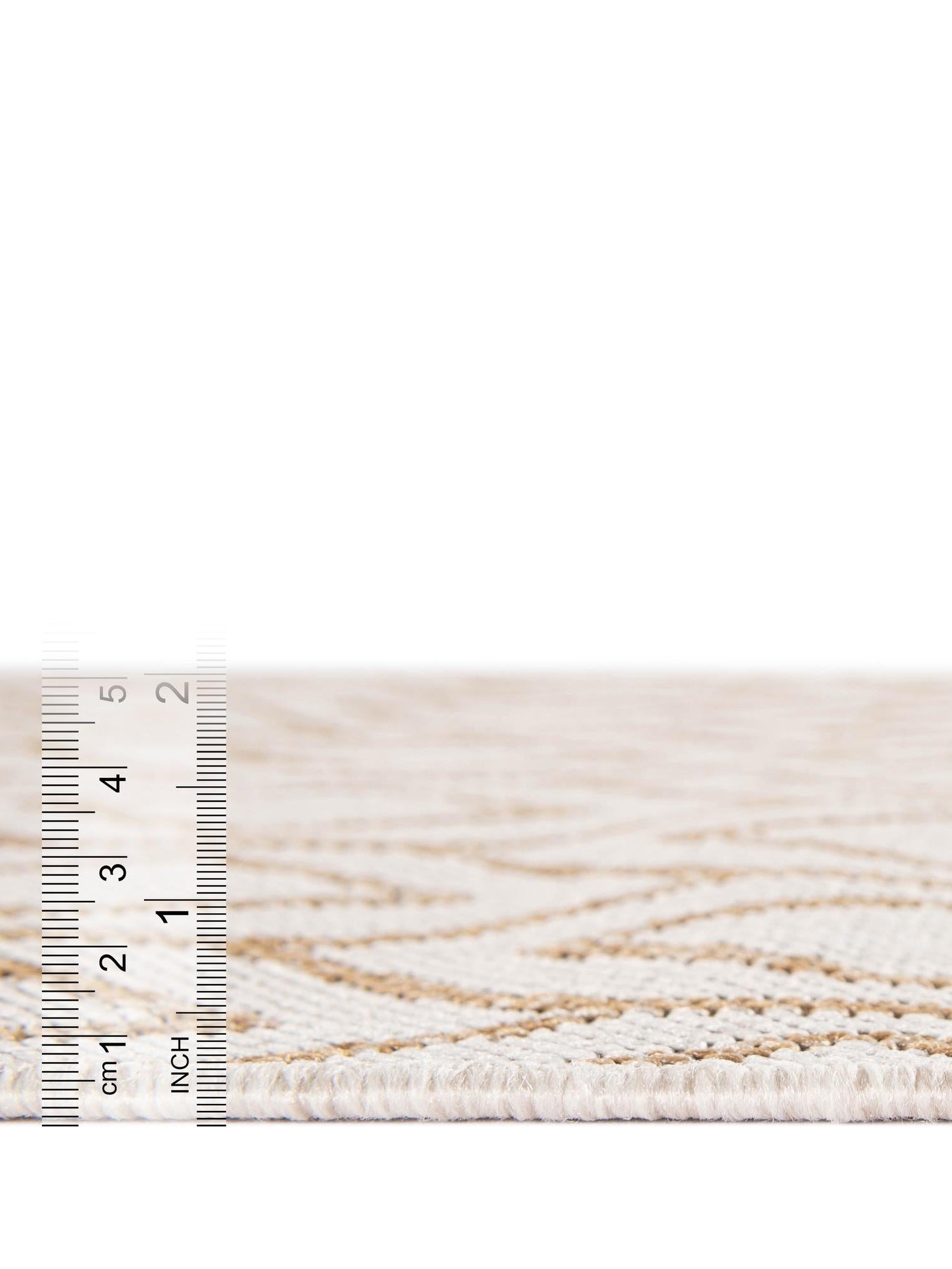 Beige 4' 1 x 6' 1 Jill Zarin Outdoor Rectangle Area Rug Weather Resistant for Patio, Deck, Terrace, Balcony, Porch Durable 100% Polypropylene Carpet for Outside for Sale at Rug Engine