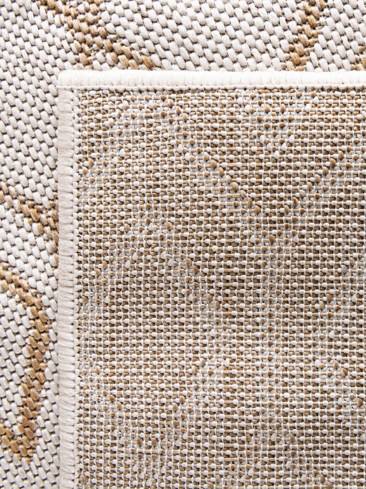 Beige 2' x 8' Jill Zarin Outdoor Runner Area Rug Weather Resistant for Patio, Deck, Terrace, Balcony, Porch Durable 100% Polypropylene Carpet for Outside for Sale at Rug Engine