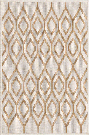 Beige 2' x 3' 1 Jill Zarin Outdoor Rectangle Area Rug Weather Resistant for Patio, Deck, Terrace, Balcony, Porch Durable 100% Polypropylene Carpet for Outside for Sale at Rug Engine