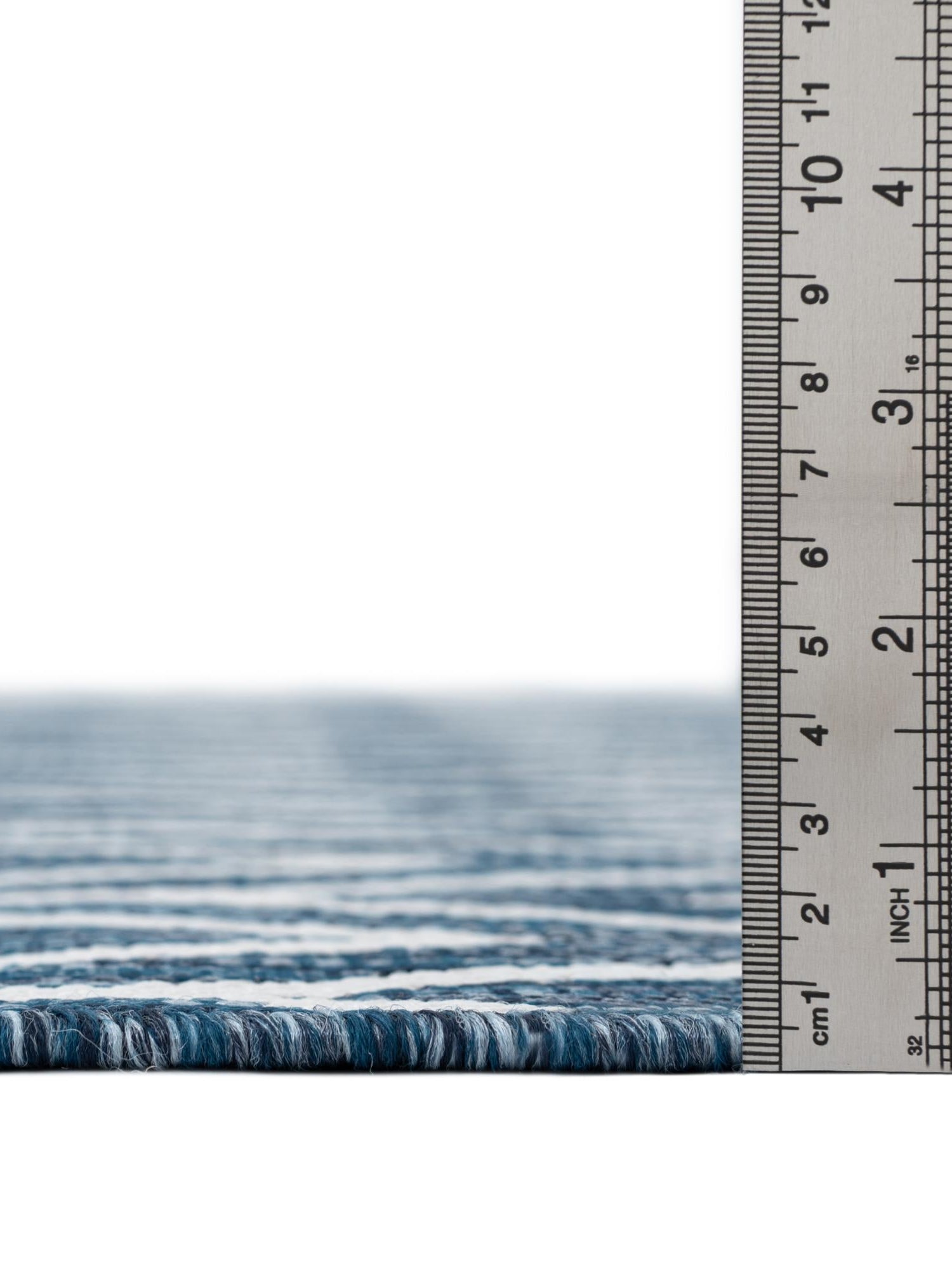 Blue 6' 1 x 9' Jill Zarin Outdoor Rectangle Area Rug Weather Resistant for Patio, Deck, Terrace, Balcony, Porch Durable 100% Polypropylene Carpet for Outside for Sale at Rug Engine