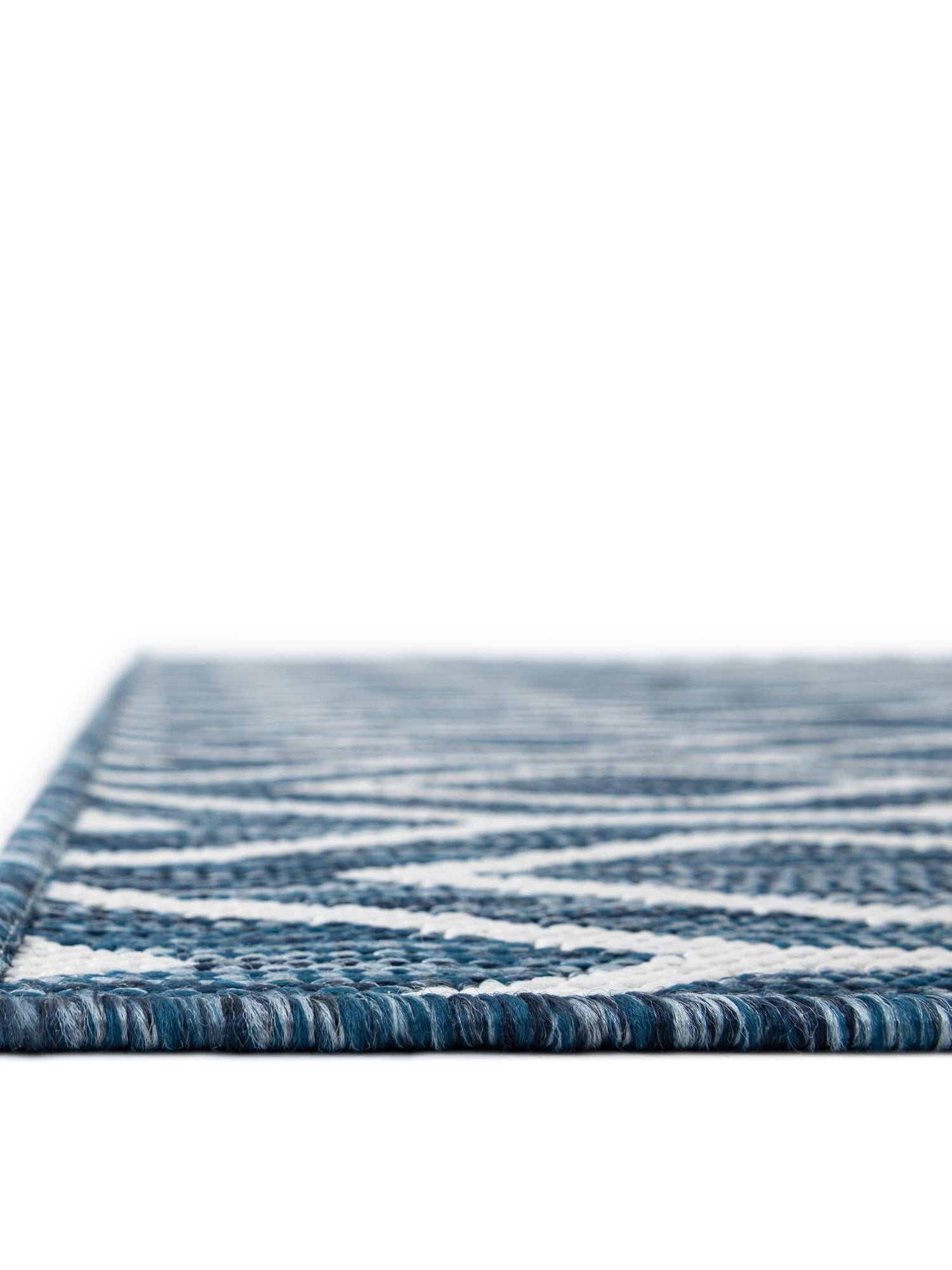 Blue 6' 1 x 9' Jill Zarin Outdoor Rectangle Area Rug Weather Resistant for Patio, Deck, Terrace, Balcony, Porch Durable 100% Polypropylene Carpet for Outside for Sale at Rug Engine