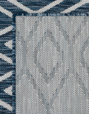 Blue 2' x 6' 1 Jill Zarin Outdoor Runner Area Rug Weather Resistant for Patio, Deck, Terrace, Balcony, Porch Durable 100% Polypropylene Carpet for Outside for Sale at Rug Engine