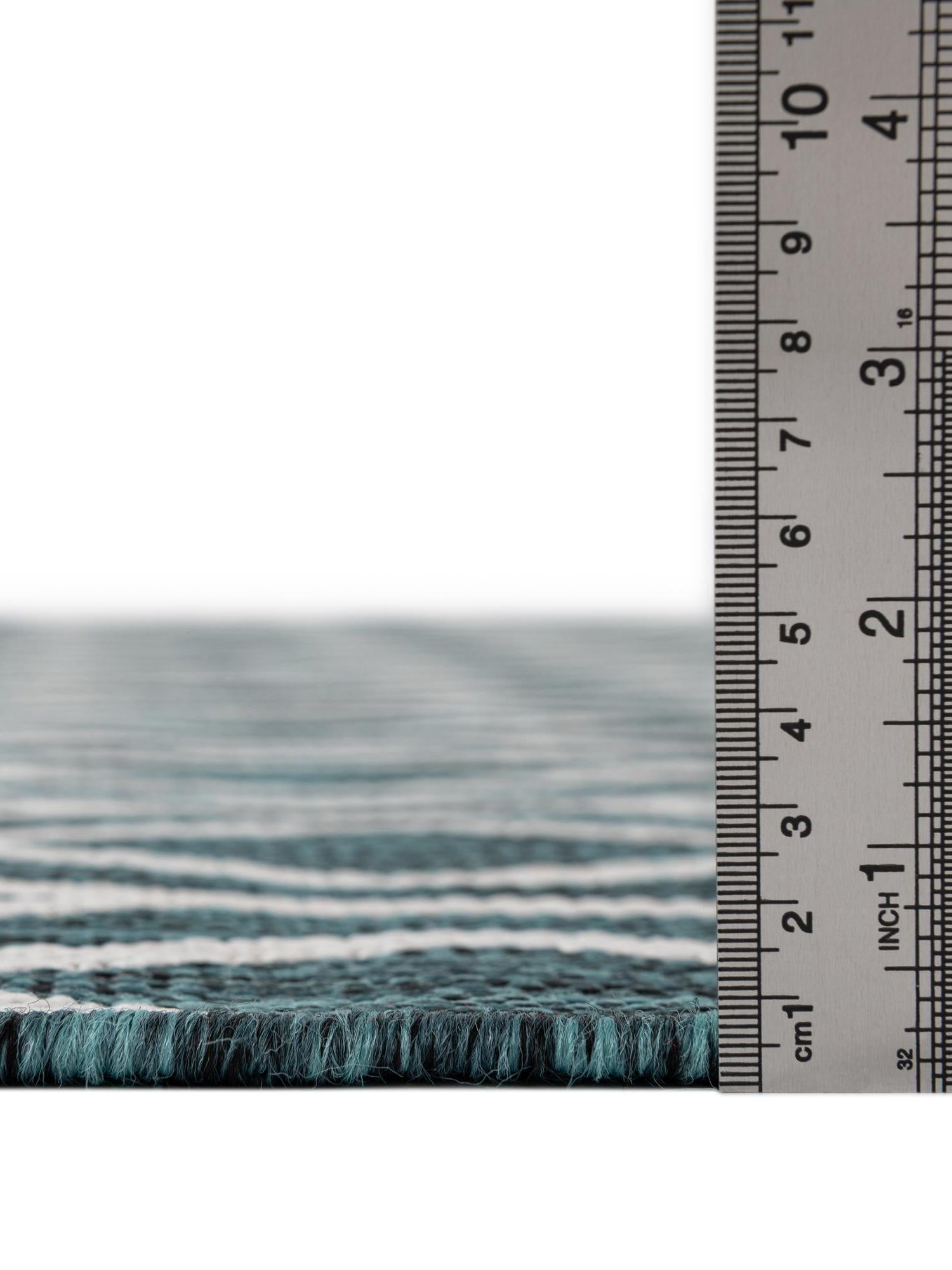 Teal 2' x 3' 1 Jill Zarin Outdoor Rectangle Area Rug Weather Resistant for Patio, Deck, Terrace, Balcony, Porch Durable 100% Polypropylene Carpet for Outside for Sale at Rug Engine