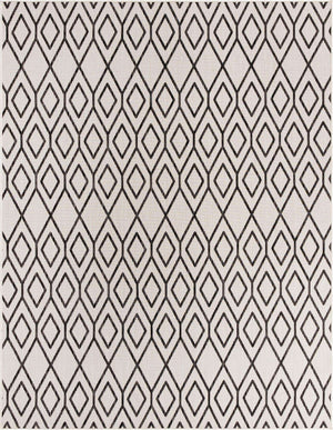 Ivory 8' x 10' Jill Zarin Outdoor Rectangle Rug