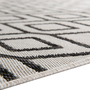 Ivory 4' 1 x 4' 1 Jill Zarin Outdoor Round Area Rug Weather Resistant for Patio, Deck, Terrace, Balcony, Porch Durable 100% Polypropylene Carpet for Outside for Sale at Rug Engine
