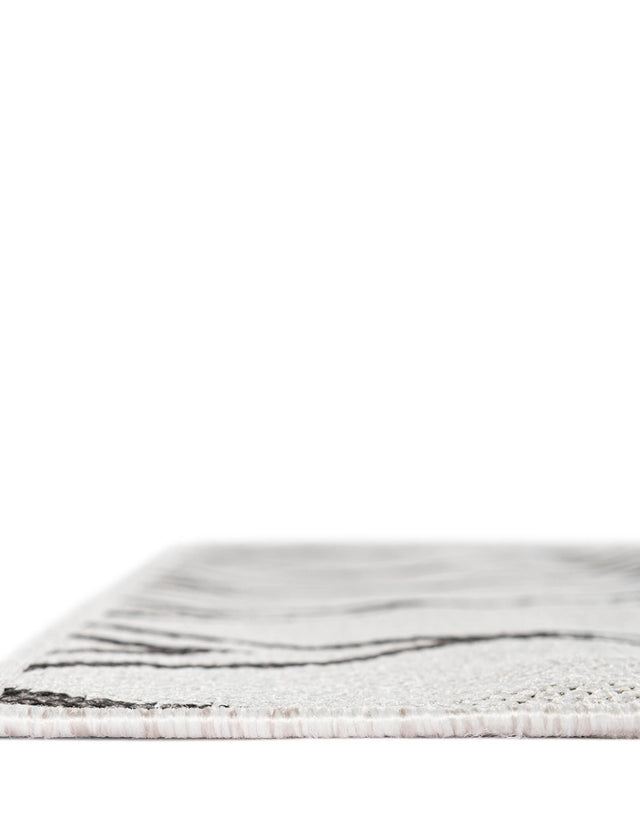 Ivory 5' 3 x 8' Jill Zarin Outdoor Rectangle Area Rug Weather Resistant for Patio, Deck, Terrace, Balcony, Porch Durable 100% Polypropylene Carpet for Outside for Sale at Rug Engine