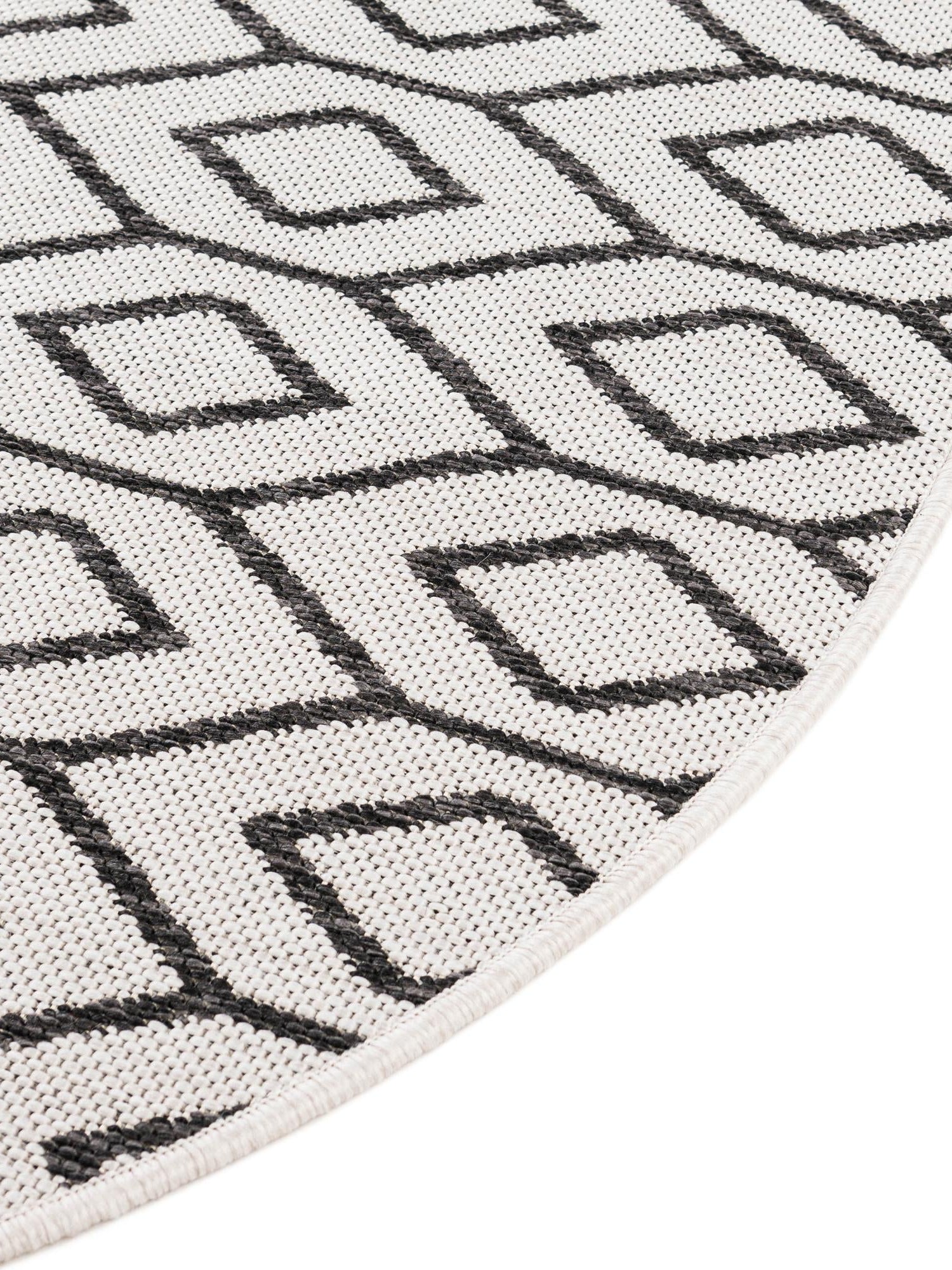 Ivory 7' 10 x 10' Jill Zarin Outdoor Oval Area Rug Weather Resistant for Patio, Deck, Terrace, Balcony, Porch Durable 100% Polypropylene Carpet for Outside for Sale at Rug Engine