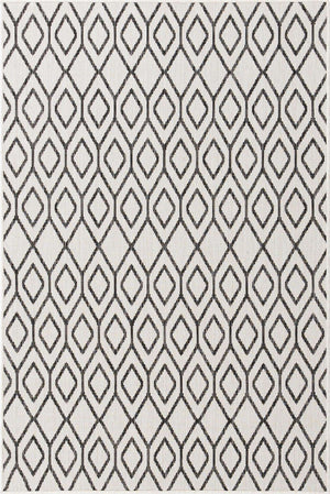 Ivory 4' 1 x 6' 1 Jill Zarin Outdoor Rectangle Area Rug Weather Resistant for Patio, Deck, Terrace, Balcony, Porch Durable 100% Polypropylene Carpet for Outside for Sale at Rug Engine