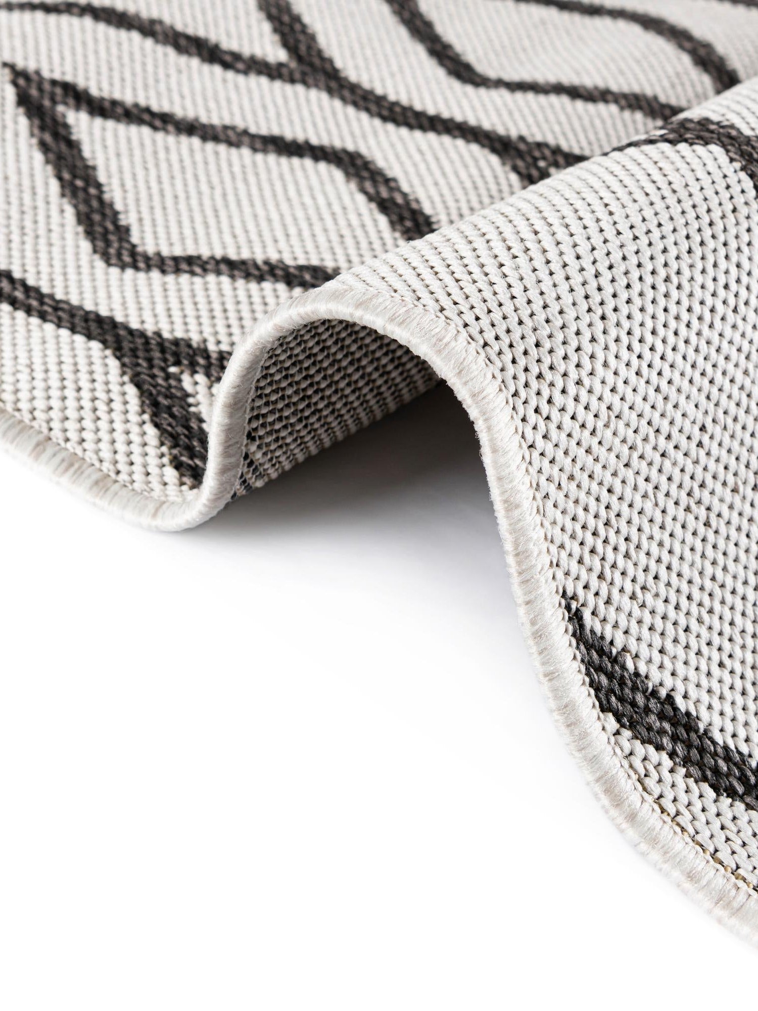 Ivory 2' x 8' Jill Zarin Outdoor Runner Area Rug Weather Resistant for Patio, Deck, Terrace, Balcony, Porch Durable 100% Polypropylene Carpet for Outside for Sale at Rug Engine