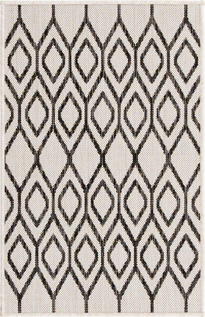 Ivory 2' x 3' 1 Jill Zarin Outdoor Rectangle Area Rug Weather Resistant for Patio, Deck, Terrace, Balcony, Porch Durable 100% Polypropylene Carpet for Outside for Sale at Rug Engine