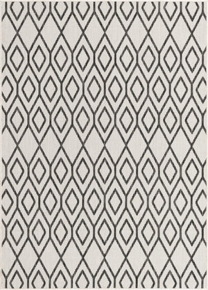 Ivory 1' 4 x 1' 4 Jill Zarin Outdoor Sample Area Rug Weather Resistant for Patio, Deck, Terrace, Balcony, Porch Durable 100% Polypropylene Carpet for Outside for Sale at Rug Engine