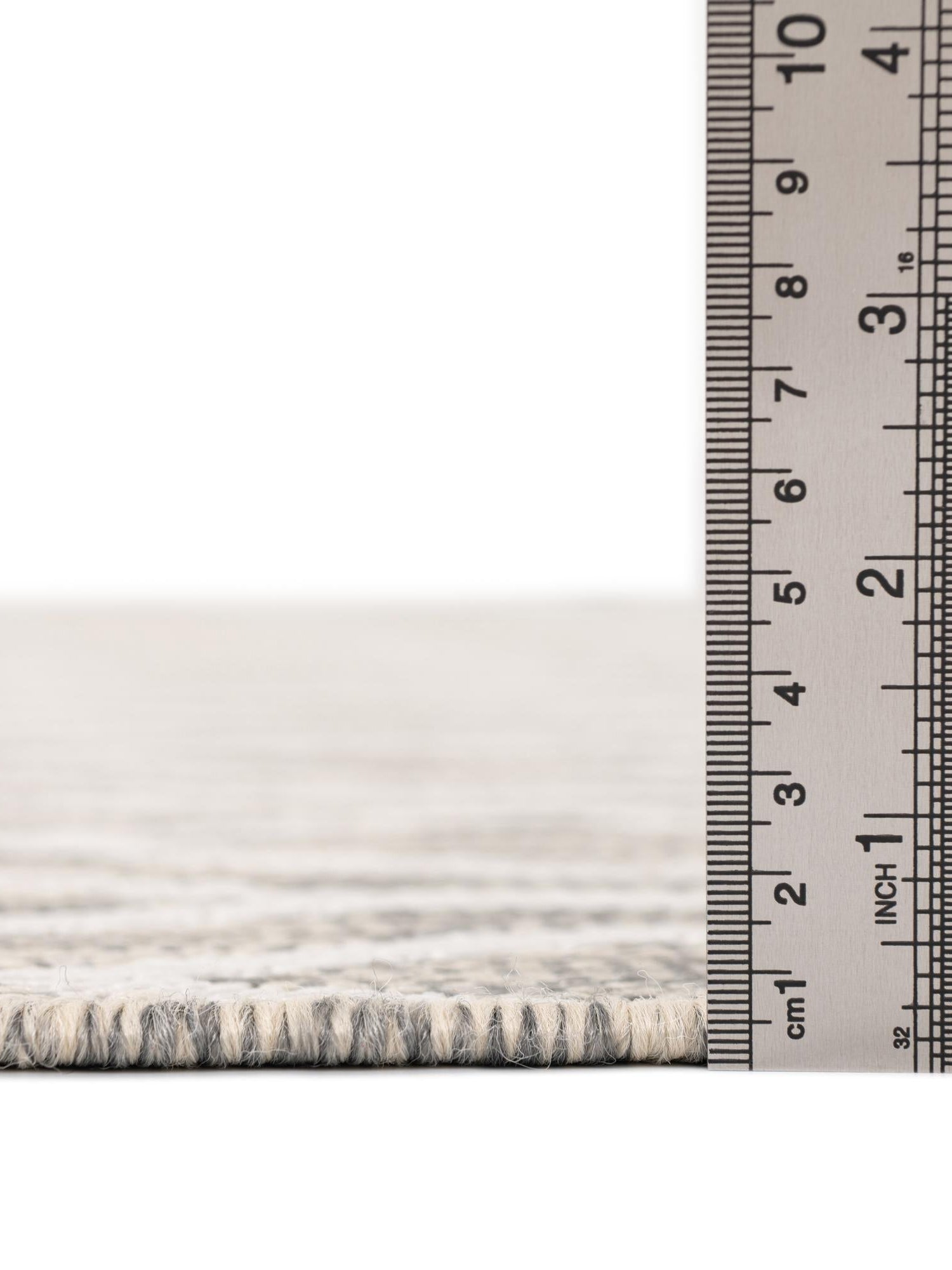 Gray Cream 5' 3 x 8' Jill Zarin Outdoor Oval Area Rug Weather Resistant for Patio, Deck, Terrace, Balcony, Porch Durable 100% Polypropylene Carpet for Outside for Sale at Rug Engine