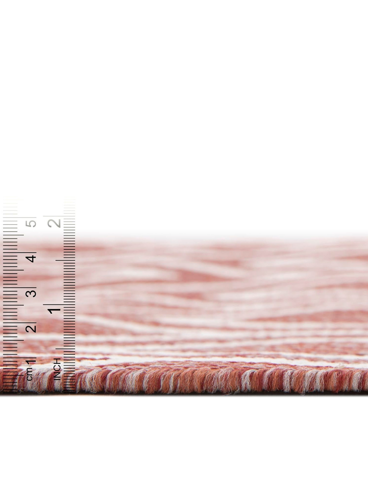 Rust Red 6' 7 x 6' 7 Jill Zarin Outdoor Round Area Rug Weather Resistant for Patio, Deck, Terrace, Balcony, Porch Durable 100% Polypropylene Carpet for Outside for Sale at Rug Engine