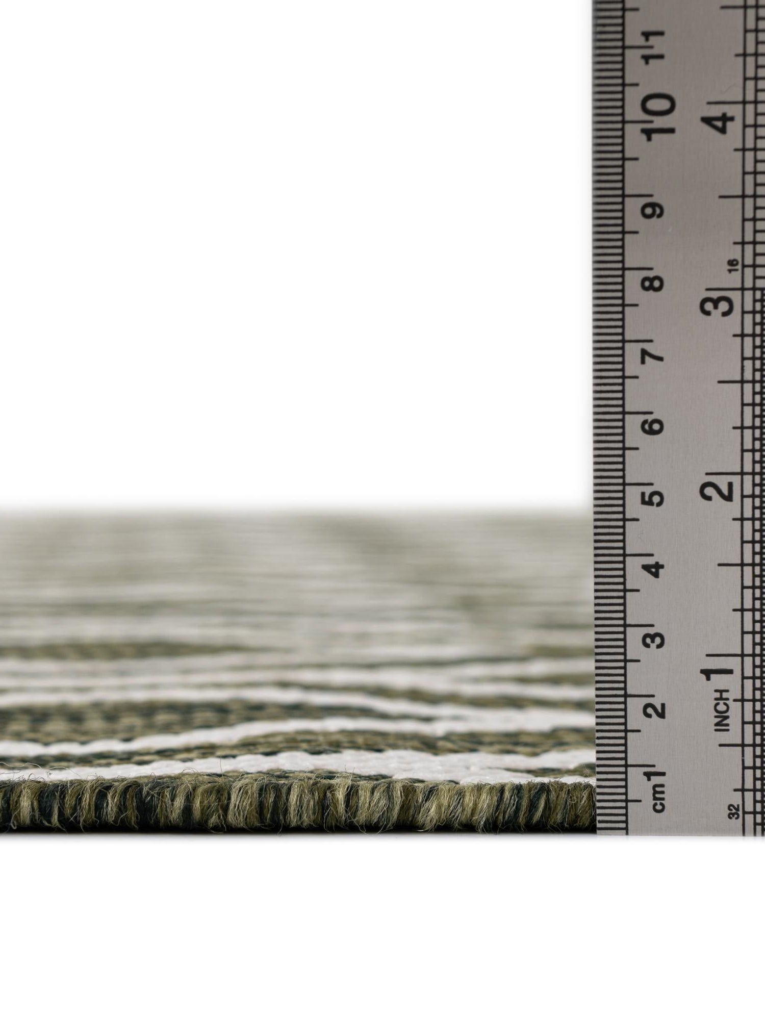 Green 6' 1 x 9' Jill Zarin Outdoor Rectangle Area Rug Weather Resistant for Patio, Deck, Terrace, Balcony, Porch Durable 100% Polypropylene Carpet for Outside for Sale at Rug Engine