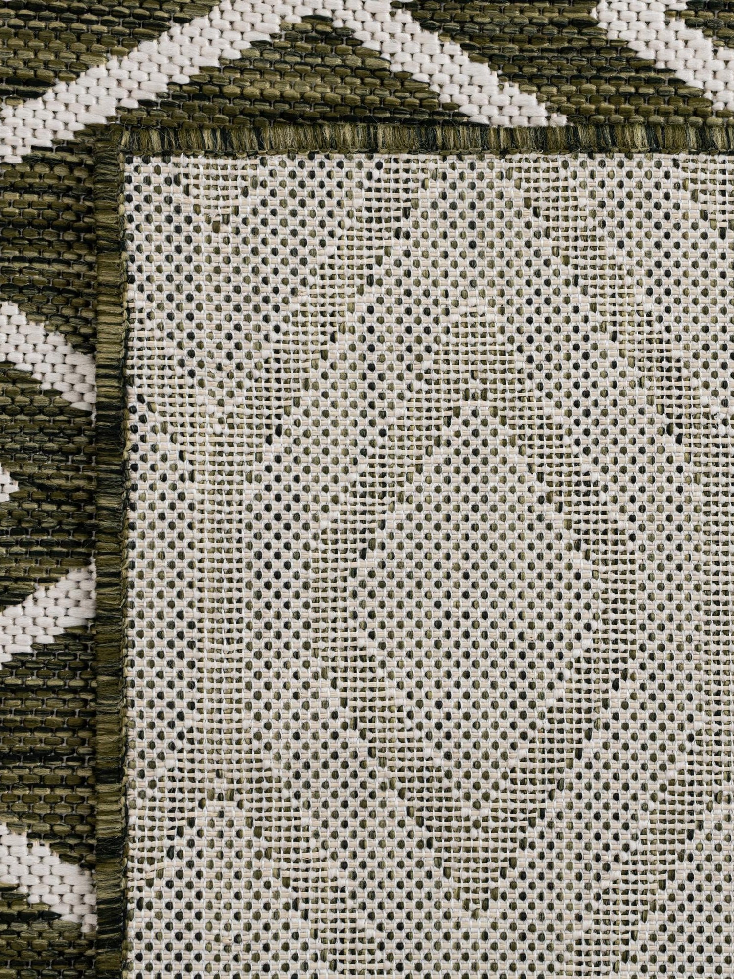 Green 7' 10 x 10' Jill Zarin Outdoor Rectangle Area Rug Weather Resistant for Patio, Deck, Terrace, Balcony, Porch Durable 100% Polypropylene Carpet for Outside for Sale at Rug Engine