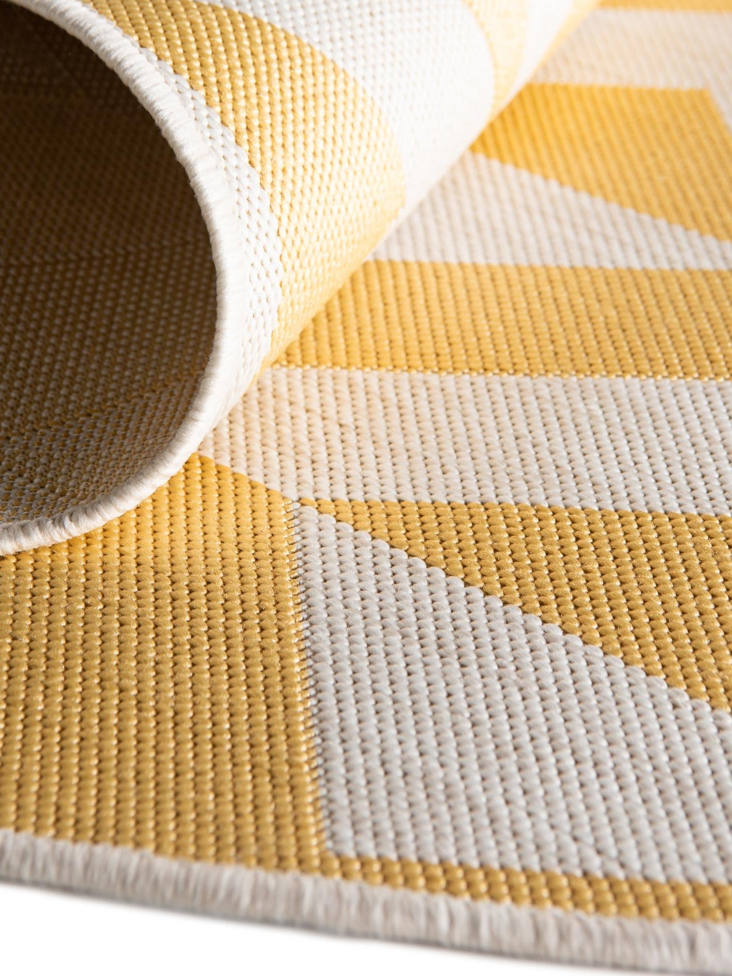 Yellow 4' 1 x 4' 1 Jill Zarin Outdoor Round Area Rug Weather Resistant for Patio, Deck, Terrace, Balcony, Porch Durable 100% Polypropylene Carpet for Outside for Sale at Rug Engine